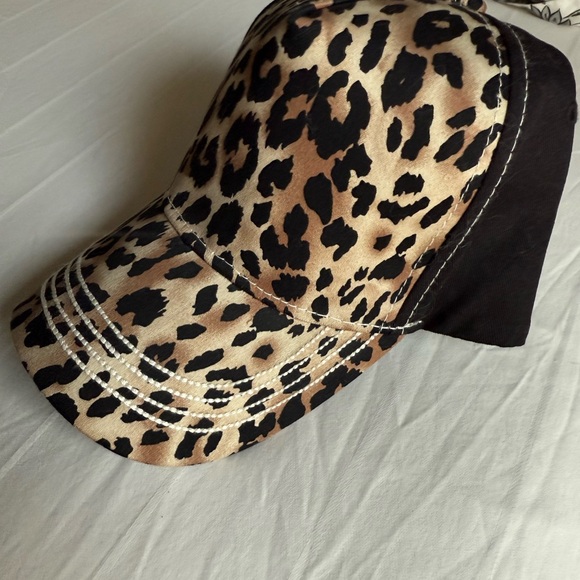 Sunshine & Rodeos Leopard Print Baseball Cap - Picture 3 of 7